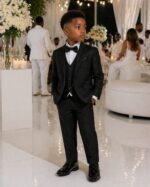 Midnight Elegance Boys Formal Suit Set