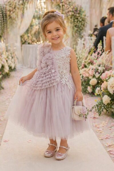 Lilac Tulle Party Dress