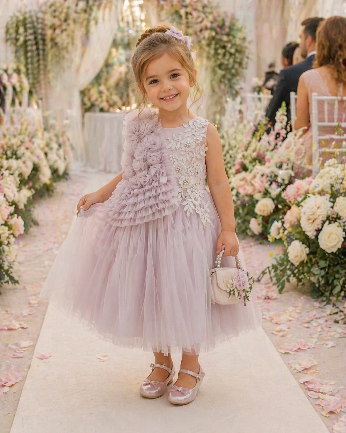 14bb5f95-2adf-4fba-914b-27669e16fa1d Lilac Tulle Party Dress - Image 1