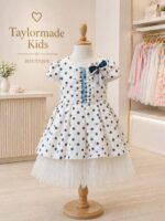 Blue Polkadot Dress - Image 2