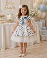 Blue Polkadot Dress