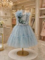 Blue Tulle Dress - Image 2